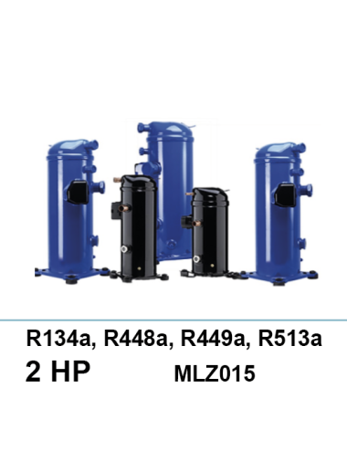 Compresseur Danfoss Scroll MLZ015 R134a//R448a/R449a/R513a 2Ch