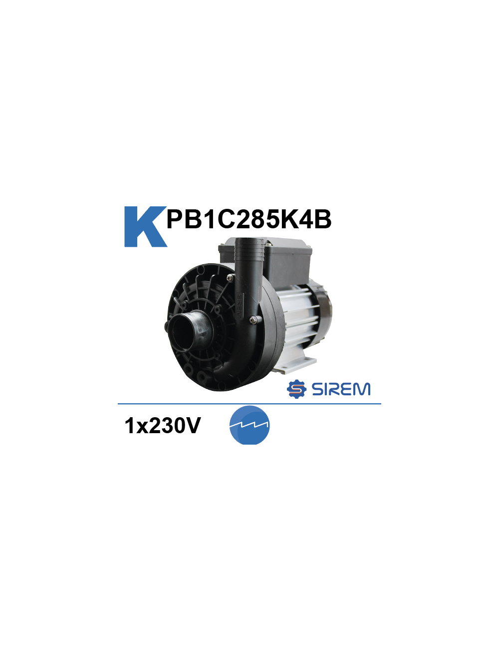 Pompe de lavage Sirem PB1C285K4B Pompe de lavage Sirem PB1C285K4B