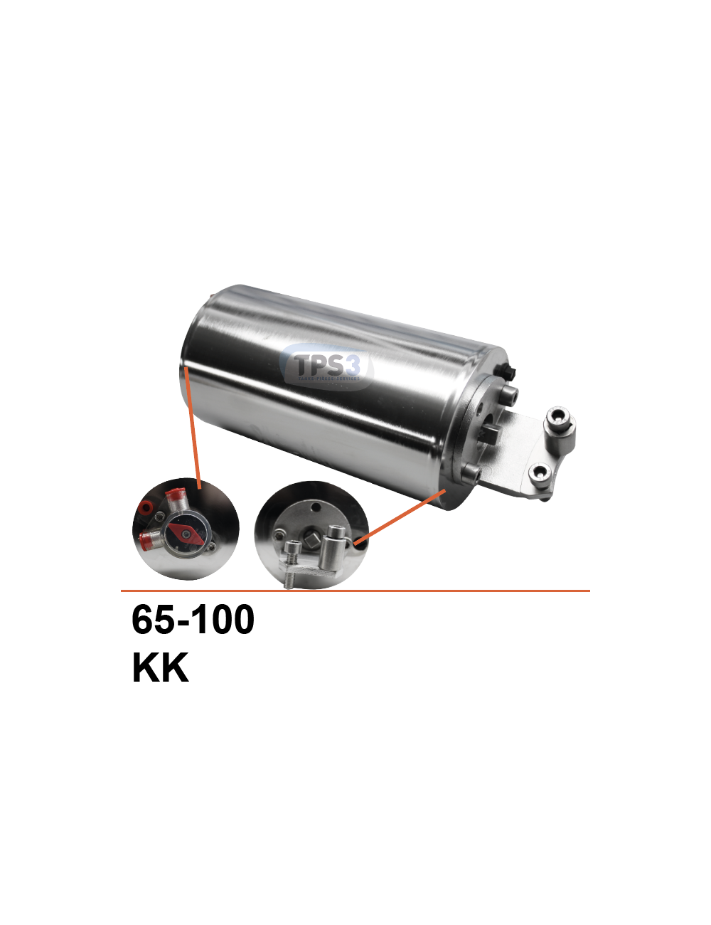 Opérateur pneumatique vannes KK (DN 65- DN 100) Opérateur pneumatique vannes KK (DN 65- DN 100)