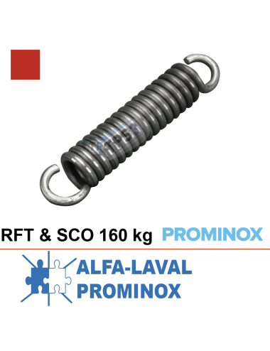 Ressort traction couvercle Alfa-Laval/Prominox RFT/SCO 200kg