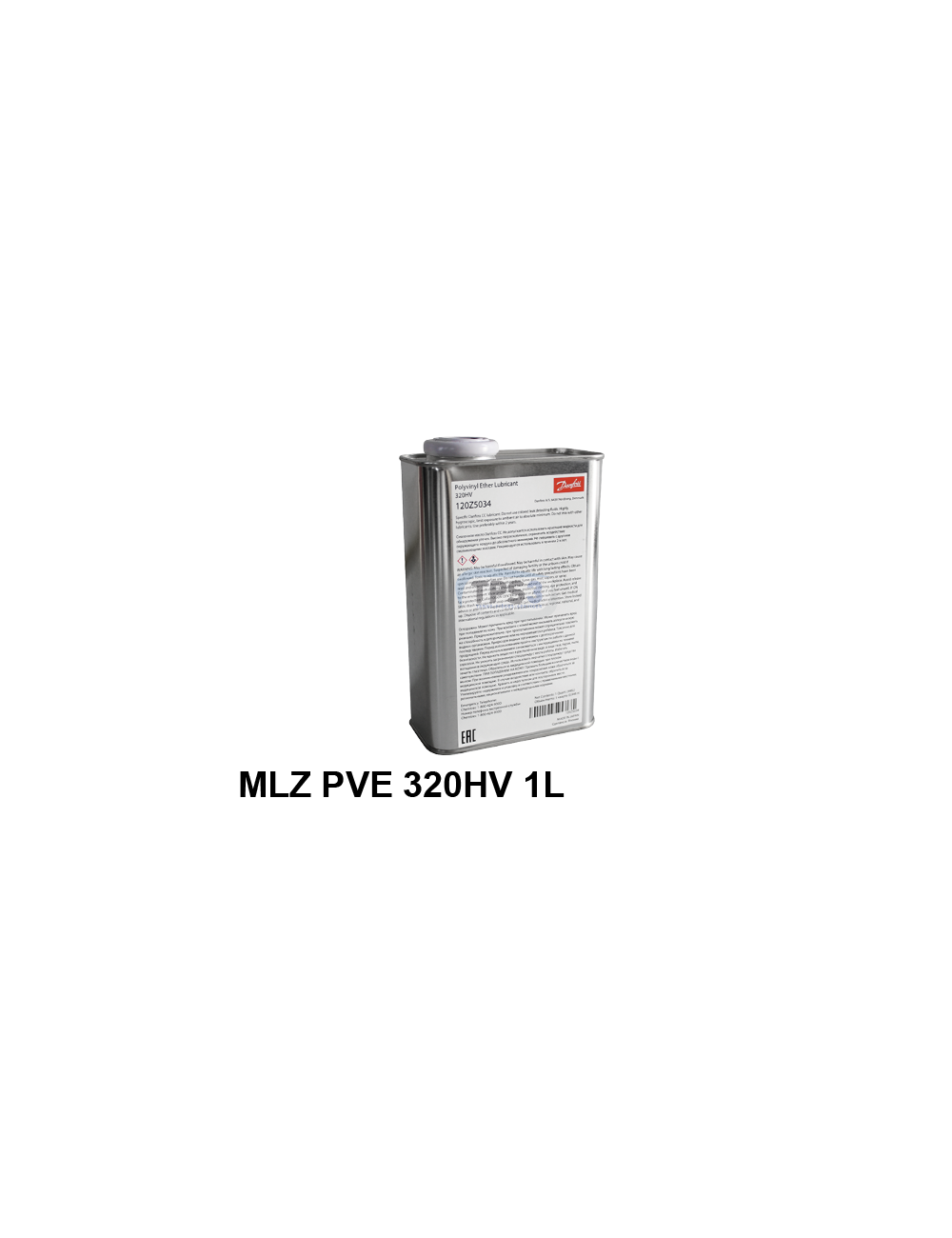 Huile frigorifique danfoss MLZ type PVE 320HV bidon de 1L Huile frigorifique danfoss MLZ type PVE 320HV bidon de 1L