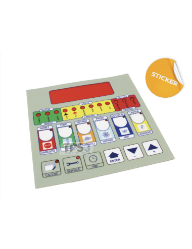 Plastron autocollant clavier adaptable FIPO