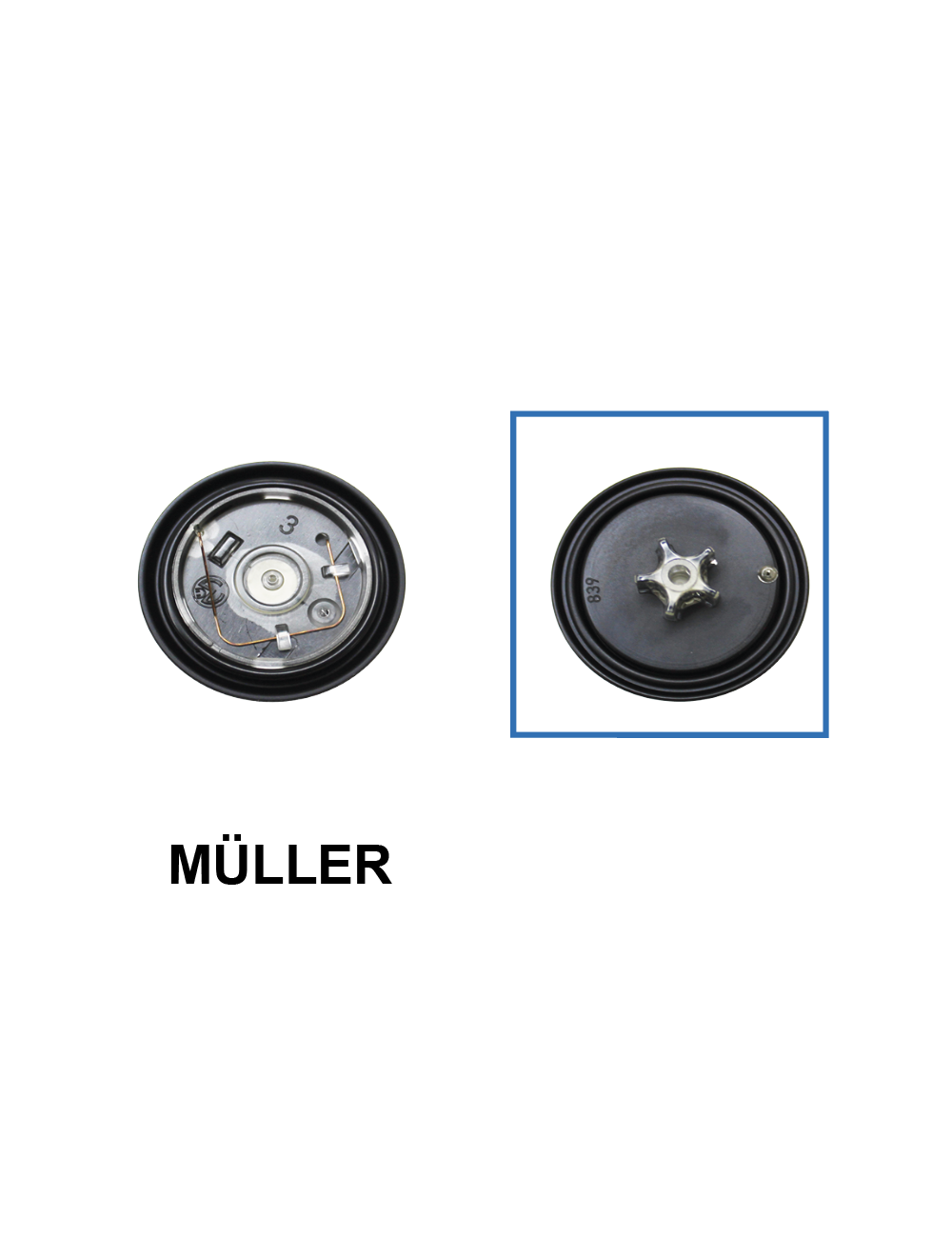Membranes pour électrovannes d’arrivée d’eau Müller