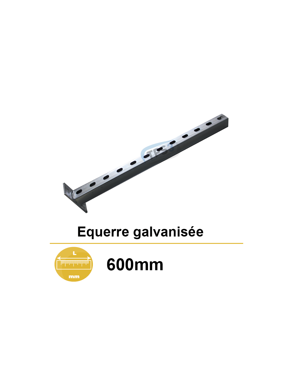 Equerre galvanisée 600mm