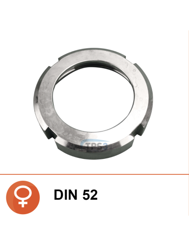 Ecrou DIN Ø50 inox 304