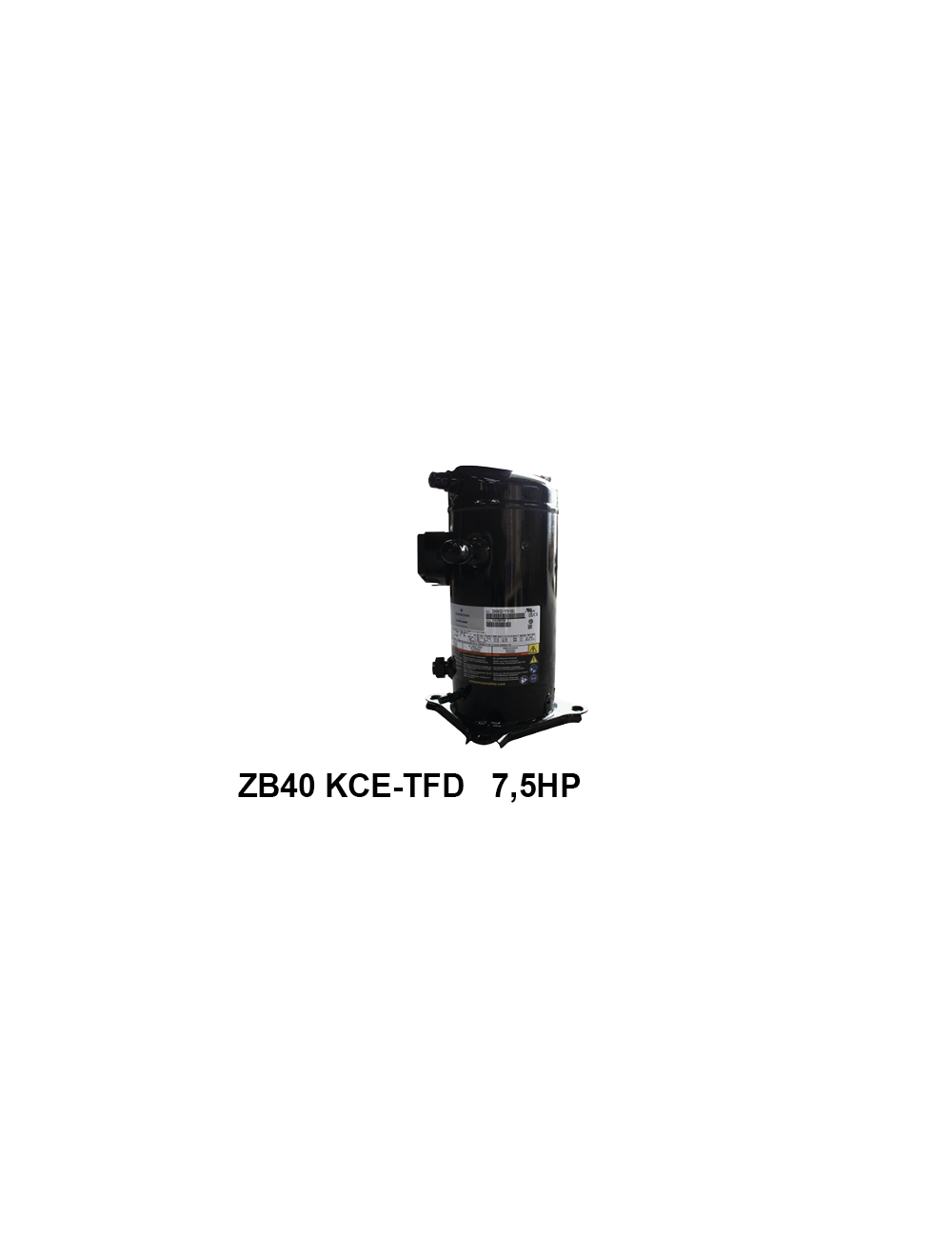 Compresseur Copeland Scroll ZB48 KCE-TFD 7,5Ch Compresseur Copeland Scroll ZB48 KCE-TFD 7,5Ch