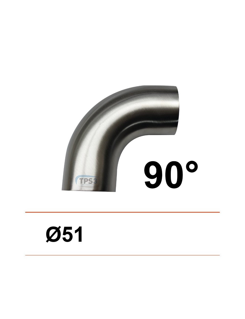 Coude inox 90° 51 Coude inox 90° 51