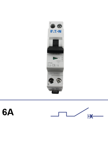 Circuit breaker 6A Ph+N