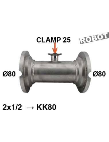 Milk inlet manifold 2x1/2...