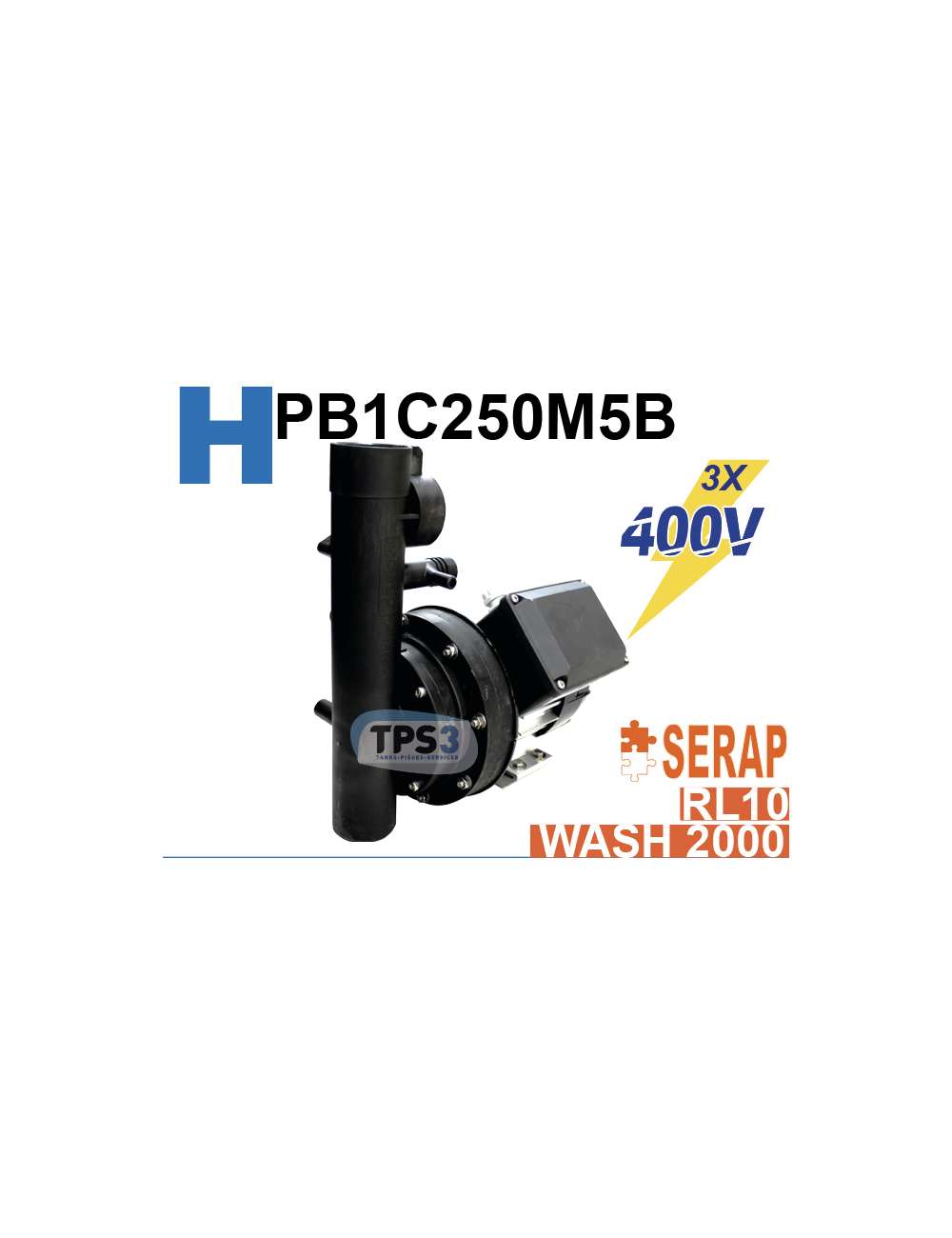 Pompe de lavage PB1C250MSB (Wash 2000 RL10)