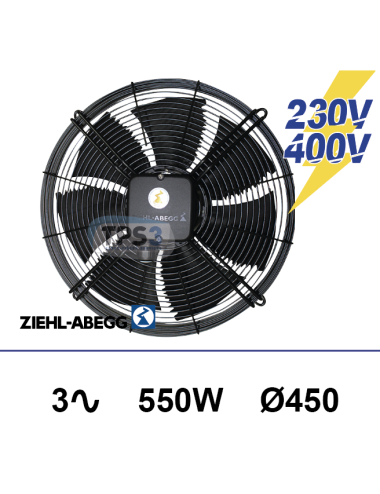 Ziehl-Abegg grille fan...