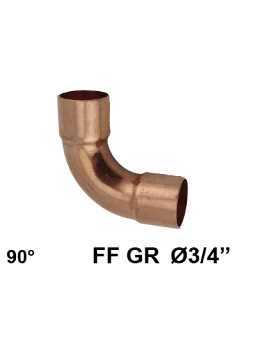 Coude 90° FF GR 3’’/4