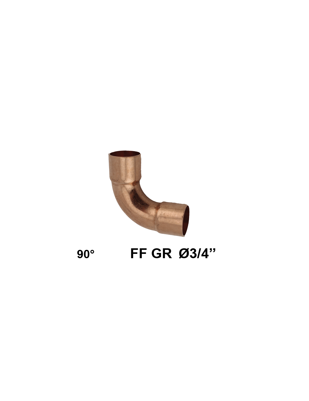 Coude 90° FF GR 3’’/4