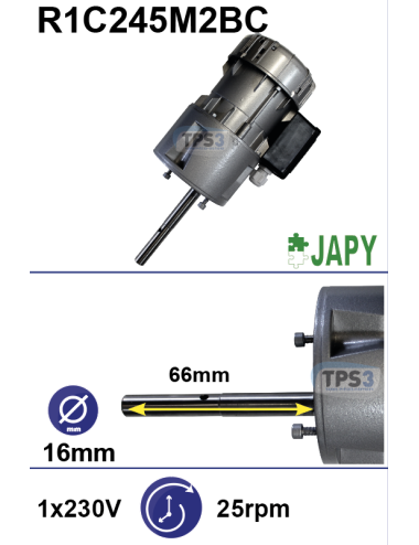 R1C245M2BC 25 U/min...