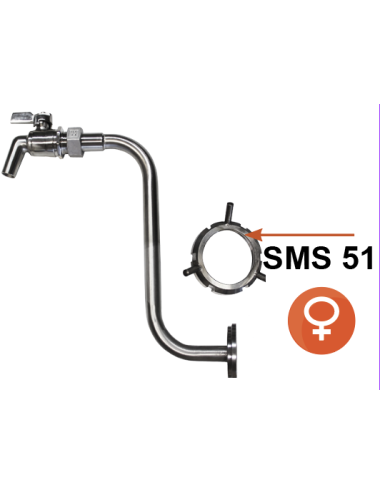 SMS 51 cuello de cisne con...