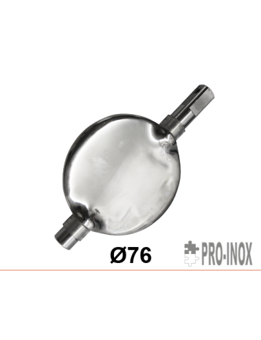 Papillon de vanne Pro-inox Ø76