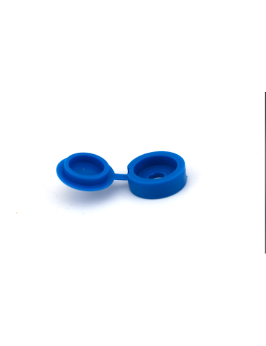 Marcador de agua fría azul