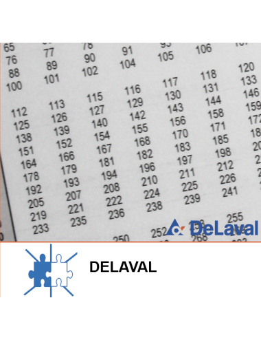Barème de jauge DeLaval