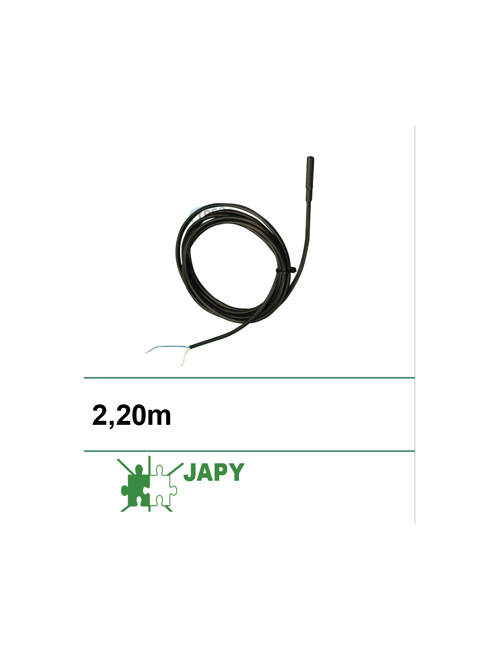 Sonde de température adaptable Japy A3-A4-Pylot-Expert L:2,20m Sonde de température adaptable Japy A3-A4-Pylot-Expert L:2,20m
