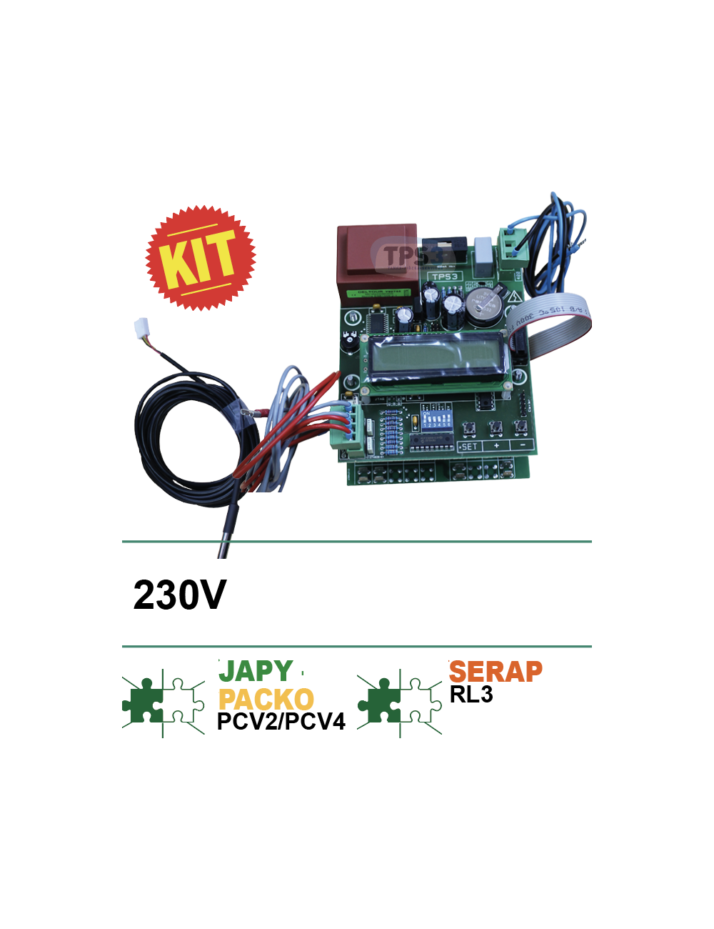 Kit programmateur de lavage TPS3 Kit programmateur de lavage TPS3