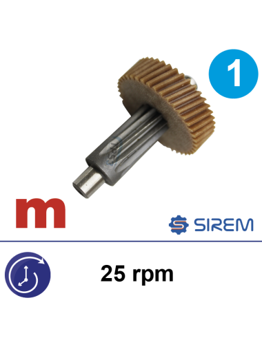 Ensemble 1er train Céloron pour MR Sirem type N 25 tr/min