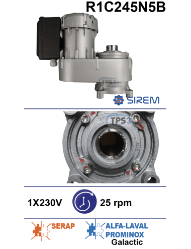 Motoréducteur R1C245N5B 25tr/min Pth séparé