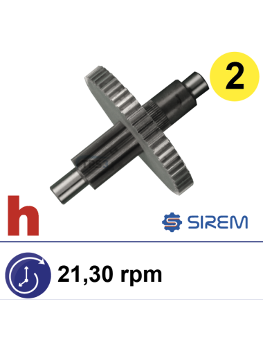 Ensemble 2nd train pour MR Sirem type D & H 21-30 tr/min