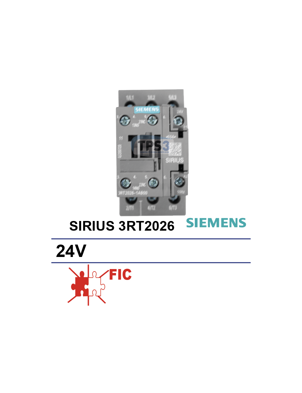 Contacteur SIRIUS  3RT20261AB00 24V