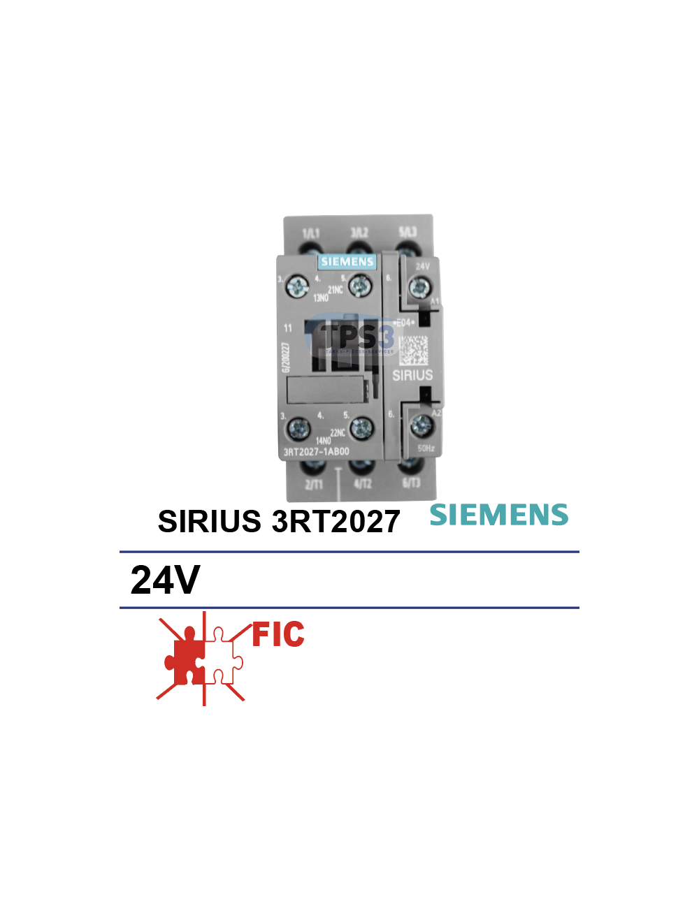 Contacteur SIRIUS 3RT20271AB00 24V