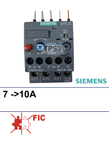 Relais thermique SIRIUS  7-10 A