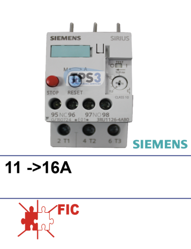 Relais thermique SIRIUS  11-16 A