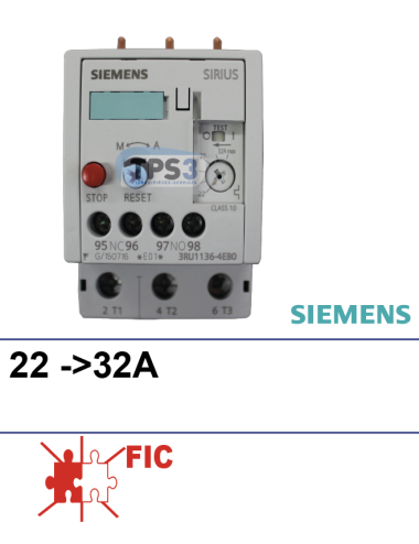 Relais thermique SIRIUS  22-32 A