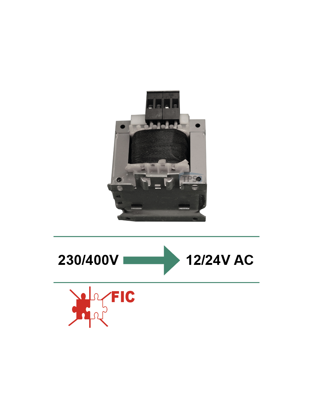 Transformateur 400/230V-24Vac