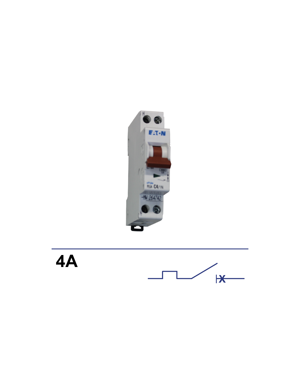 Disjoncteur 4A Ph+N