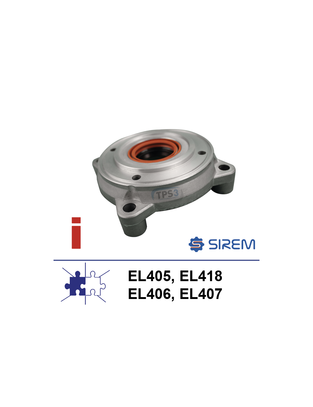 Bride inférieure motoréducteur Sirem N5 et NP5