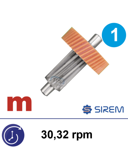 Ensemble 1er train Céloron pour MR Sirem type N 30 tr/min