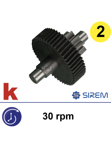 Ensemble 2nd train métal pour MR Sirem type N 30tr/min - 01/93
