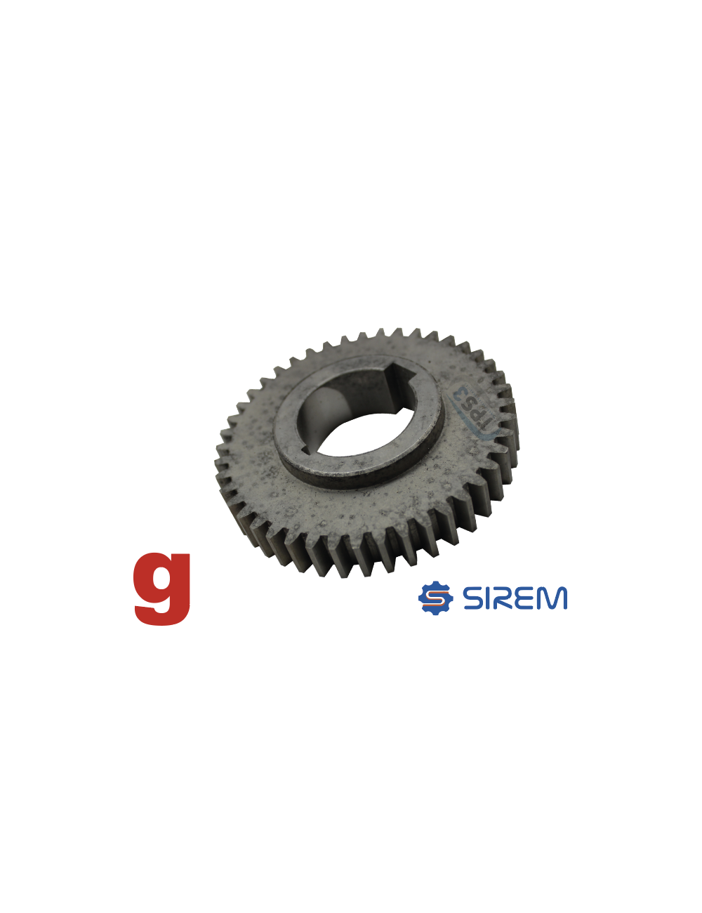 Roue de sortie pour motoréducteur Sirem type N 21-23-25 tr/min