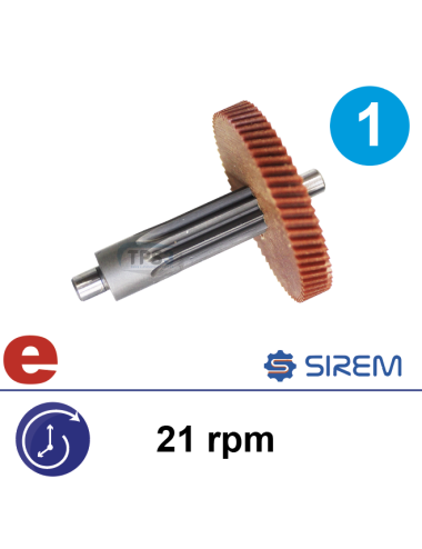 Ensemble 1er train Céloron pour MR Sirem type D&H 21 tr/min