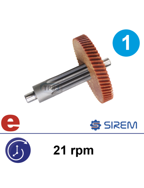 Ensemble 1er train Céloron pour MR Sirem type D&H 21 tr/min