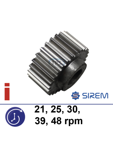 Roue de sortie pour motoréducteur Sirem type D&H
