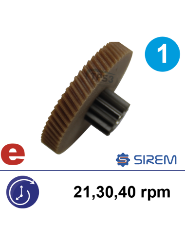 Ensemble 1er train renforcé pour MR Sirem type F 21-30-32-40 tr/min