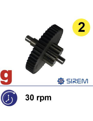 Ensemble 2nd train pour MR Sirem type F 30 tr/min