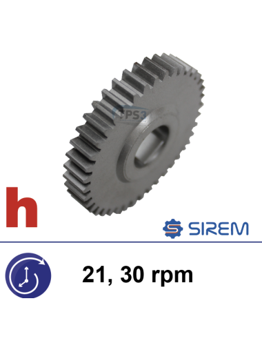 Roue de sortie pour motoréducteur Sirem type F 21&30 tr/min
